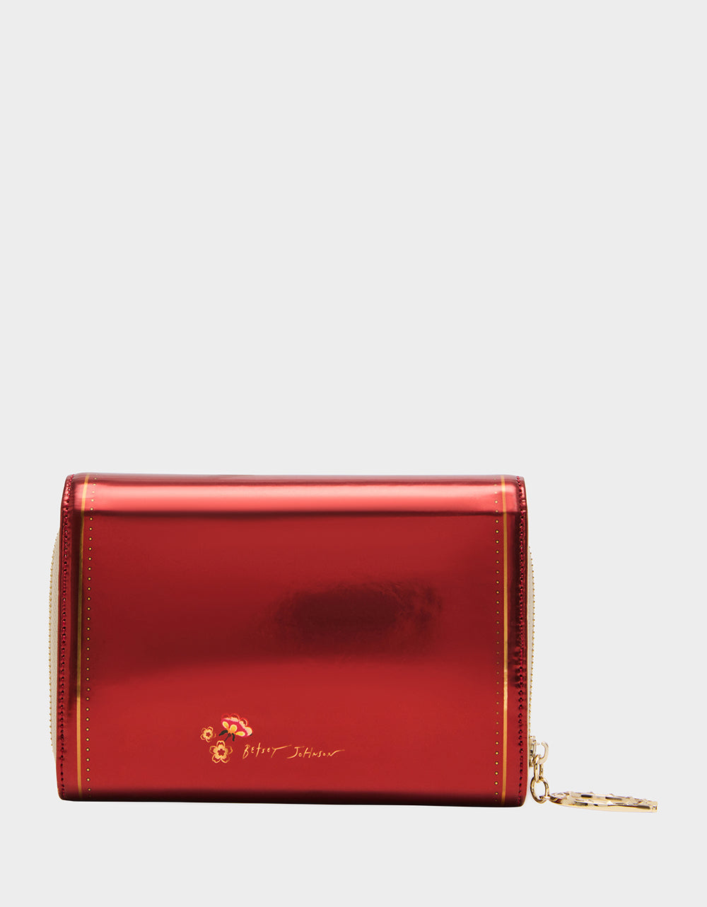 CHINESE NEW YEAR WALLET ON CHAIN RED Women's New Years Heart Crossbody Wallet | Betsey Johnson Value