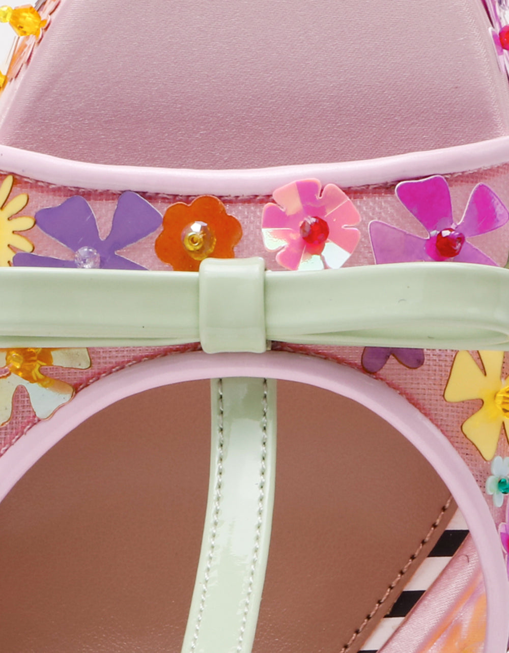 MELODIE PINK MULTI Women's Platform Floral Heel Sandal | Betsey Johnson Everyday