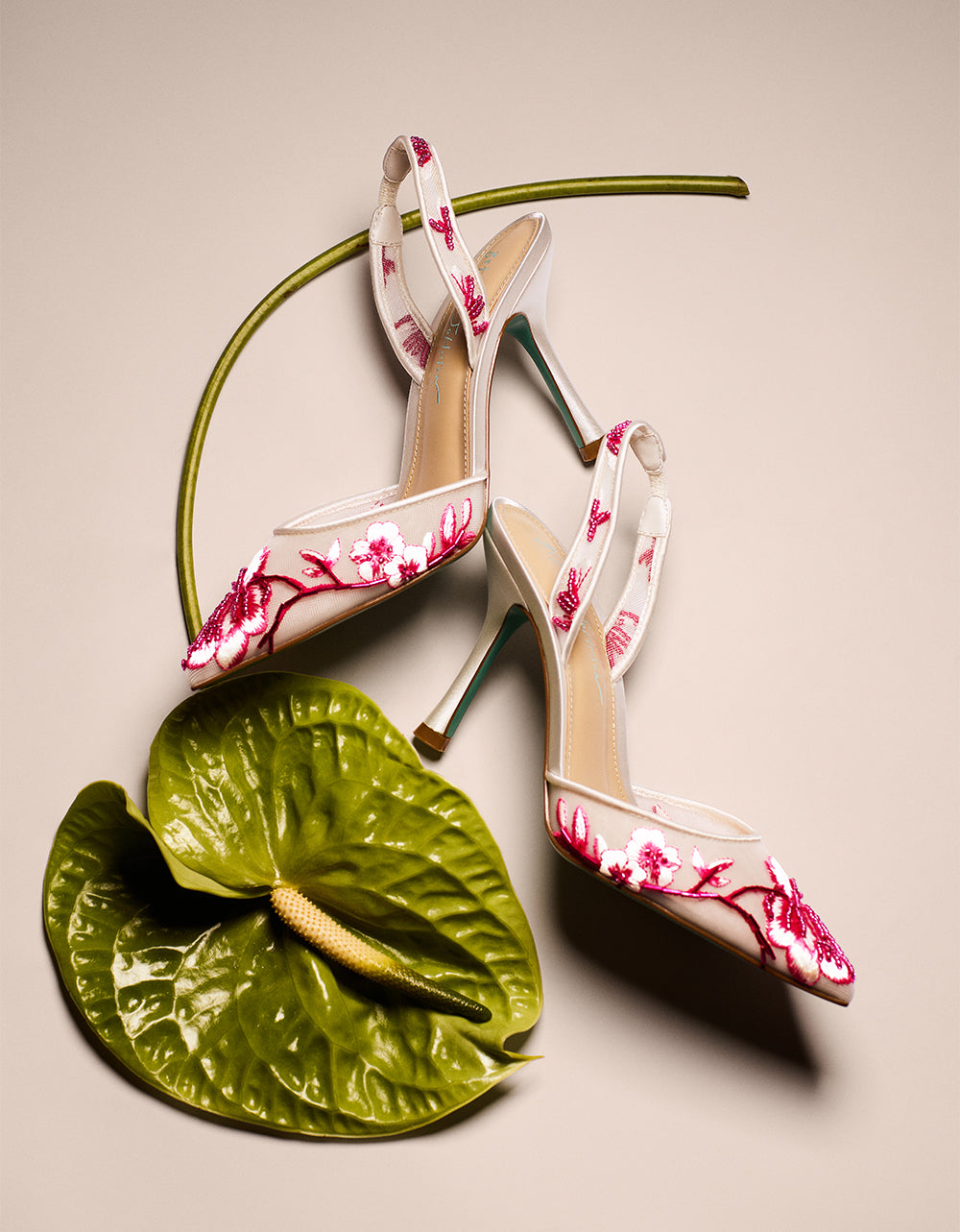 PATCH FUCHSIA Pointed-Toe Heel | Betsey Johnson Everyday