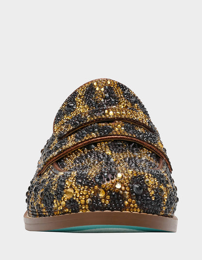 ARON LEOPARD Loafers | Betsey Johnson Latest