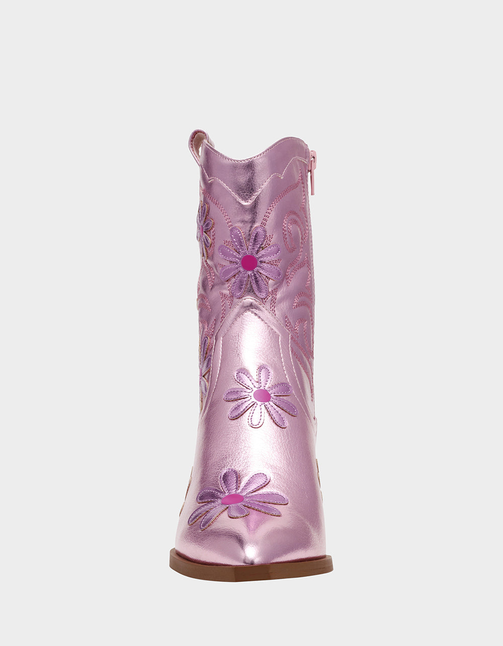 TEDDYY PINK Western Pointed-Toe Ankle Boot | Betsey Johnson Quality