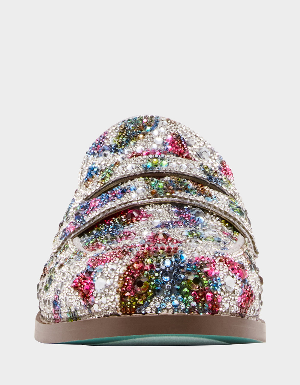 ARON SILVER BUTTERFLY Loafers | Betsey Johnson Deals