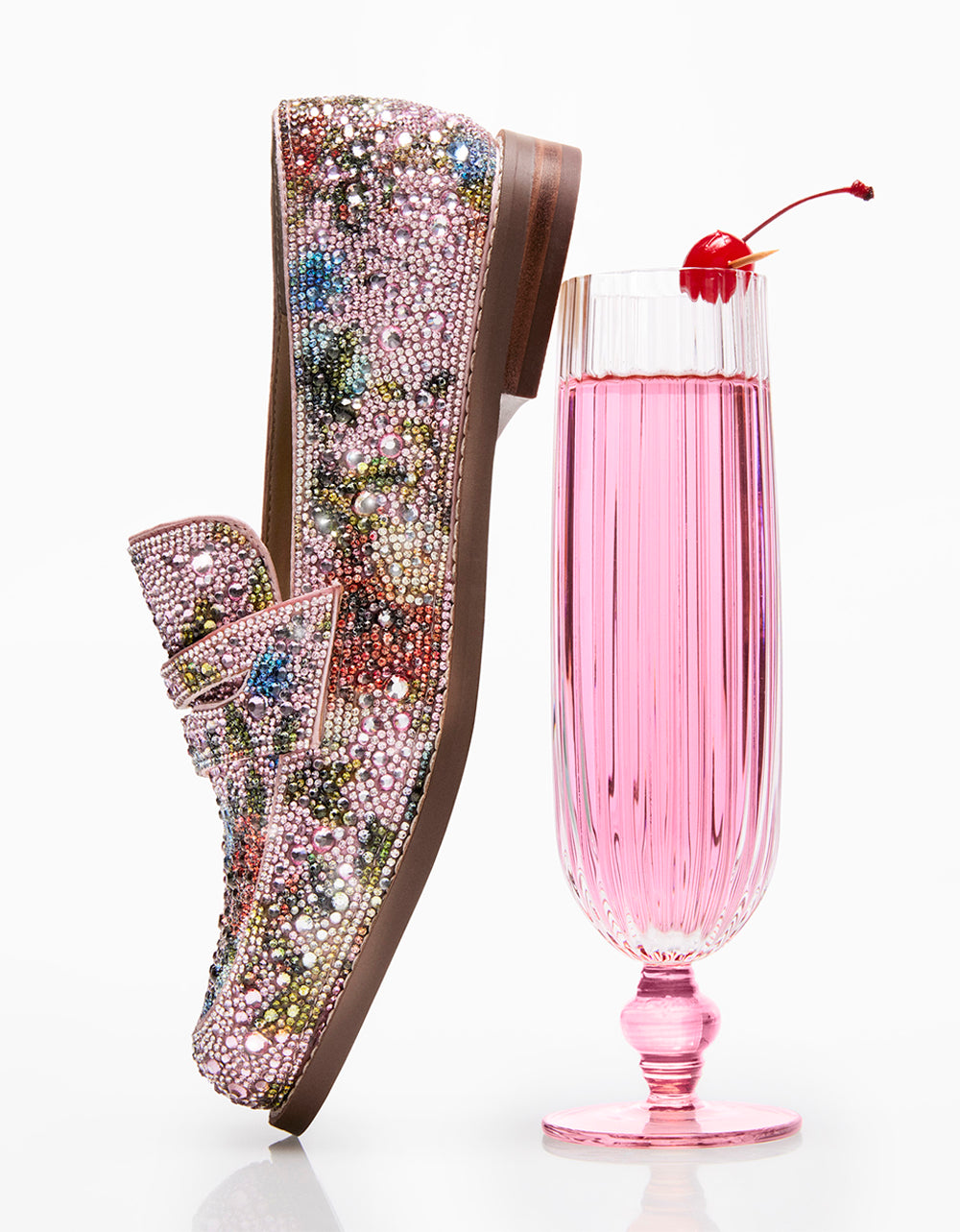 ARON FLORAL MULTI Loafers | Betsey Johnson Latest