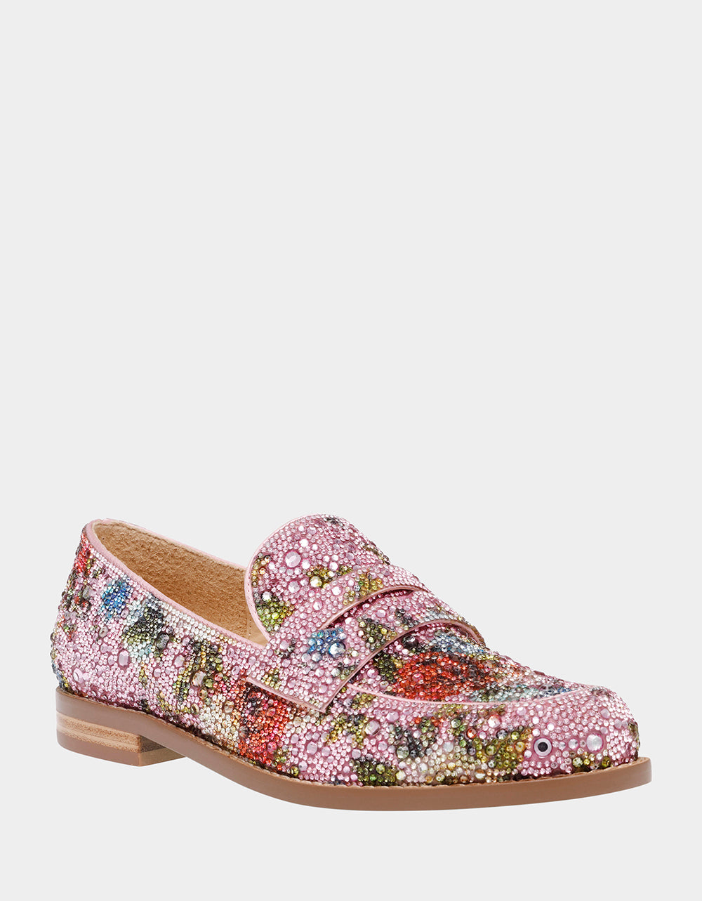 ARON FLORAL MULTI Loafers | Betsey Johnson Latest