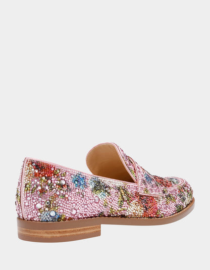 ARON FLORAL MULTI Loafers | Betsey Johnson Latest