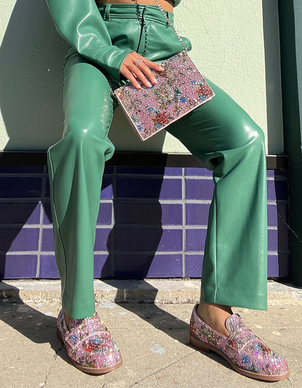 ARON FLORAL MULTI Loafers | Betsey Johnson Latest