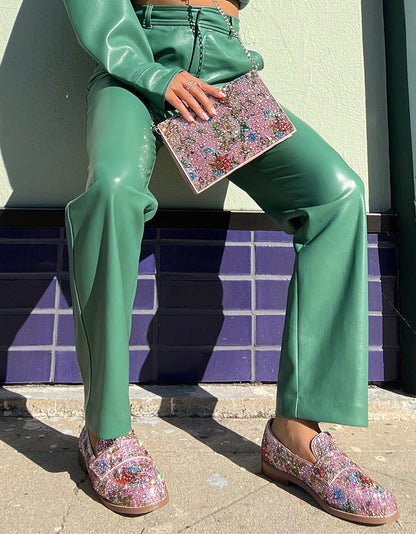 ARON FLORAL MULTI Loafers | Betsey Johnson Latest