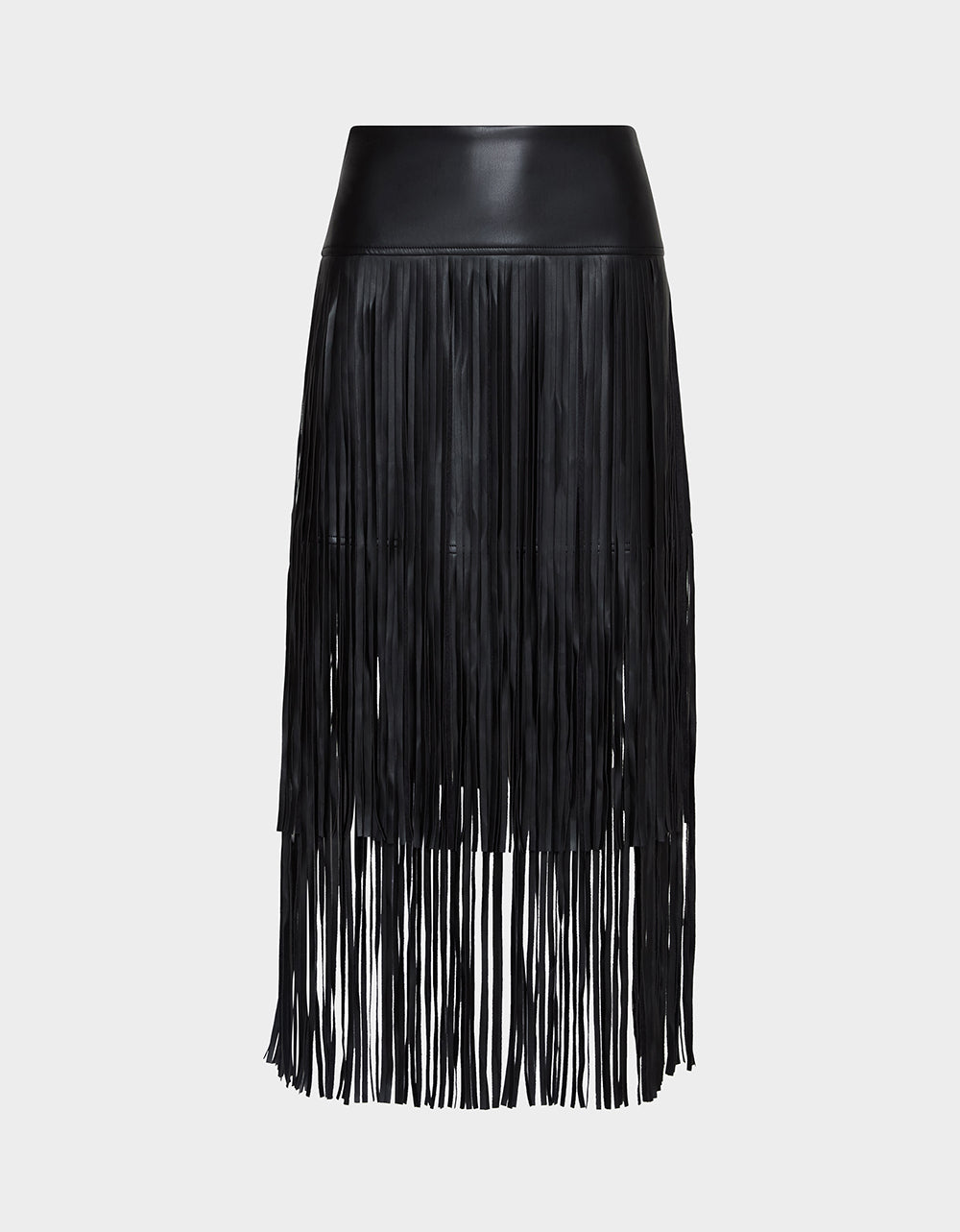 MIDNIGHT RODEO SKIRT BLACK Women's Fringe Maxi Skirt | Betsey Johnson Top Pick