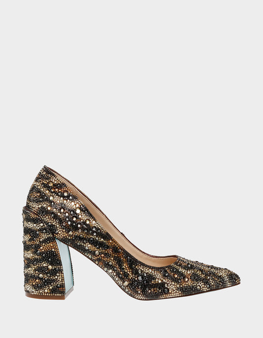 JODY LEOPARD Pointed Toe Pumps | Betsey Johnson Top Pick