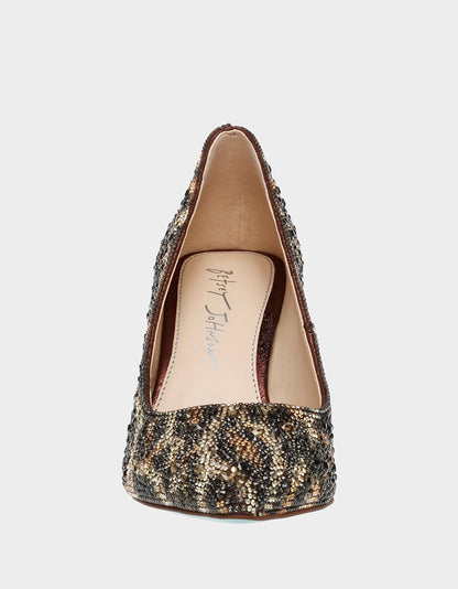 JODY LEOPARD Pointed Toe Pumps | Betsey Johnson Top Pick