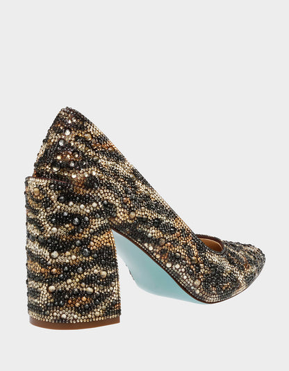JODY LEOPARD Pointed Toe Pumps | Betsey Johnson Top Pick