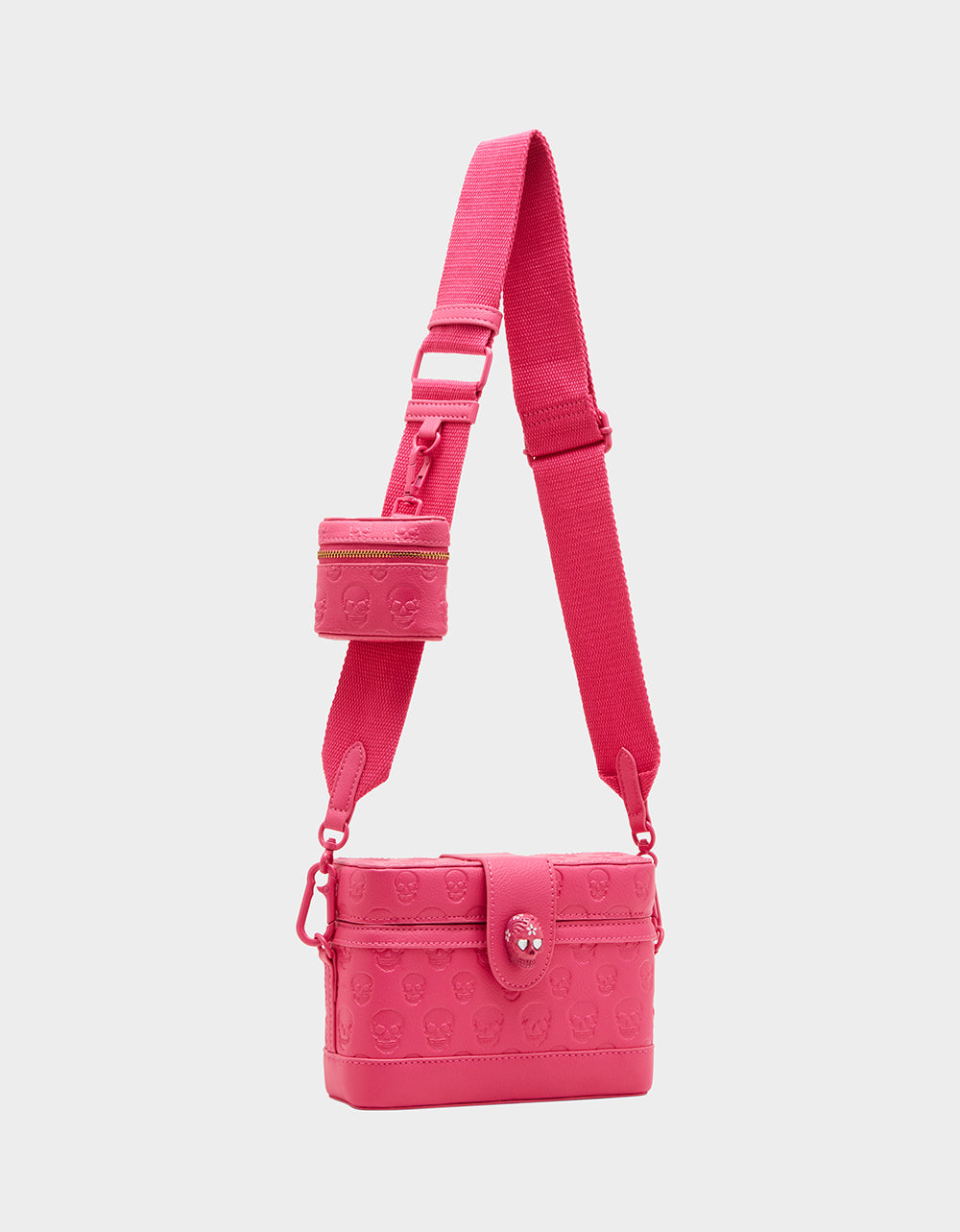 SKULL BOSS VANITY BAG PINK | Betsey Johnson Quality