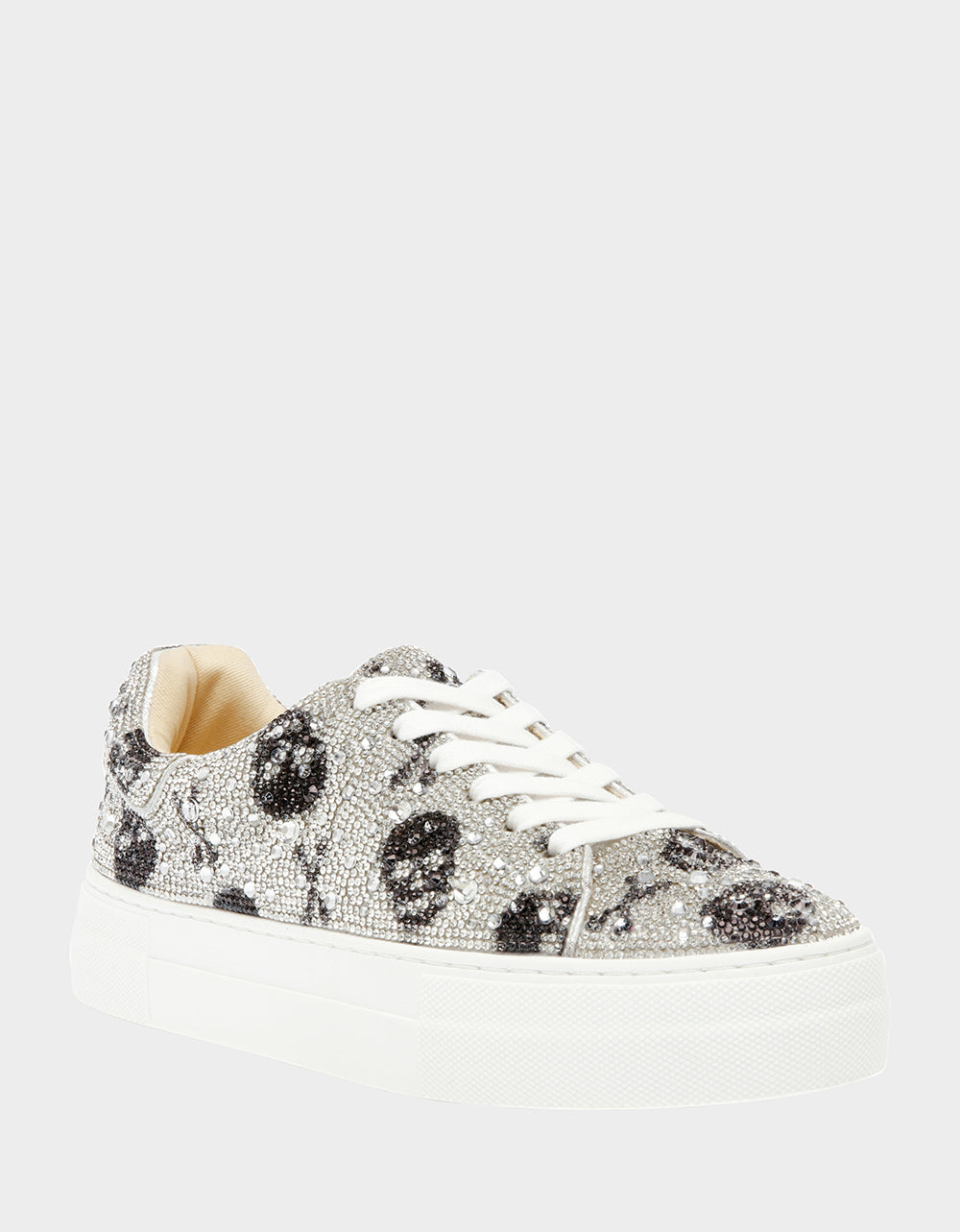 SIDNY SKULLS Rhinestone Sneaker | Betsey Johnson Essential