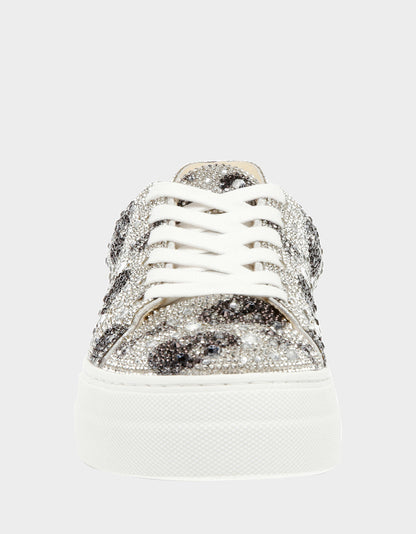 SIDNY SKULLS Rhinestone Sneaker | Betsey Johnson Essential