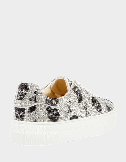 SIDNY SKULLS Rhinestone Sneaker | Betsey Johnson Essential