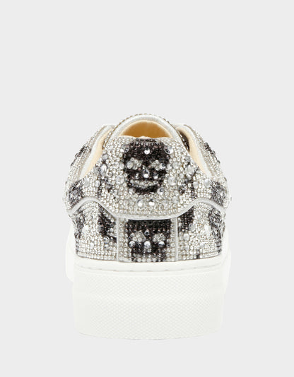 SIDNY SKULLS Rhinestone Sneaker | Betsey Johnson Essential