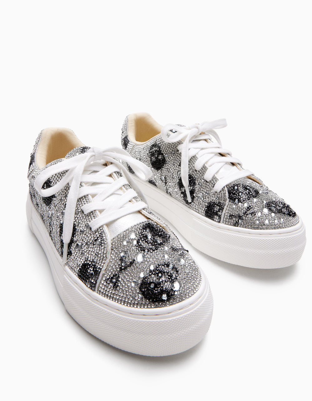 SIDNY SKULLS Rhinestone Sneaker | Betsey Johnson Essential
