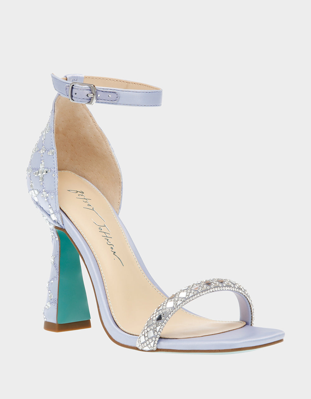 DEAN LILAC Rhinestone Heels | Betsey Johnson Exclusive