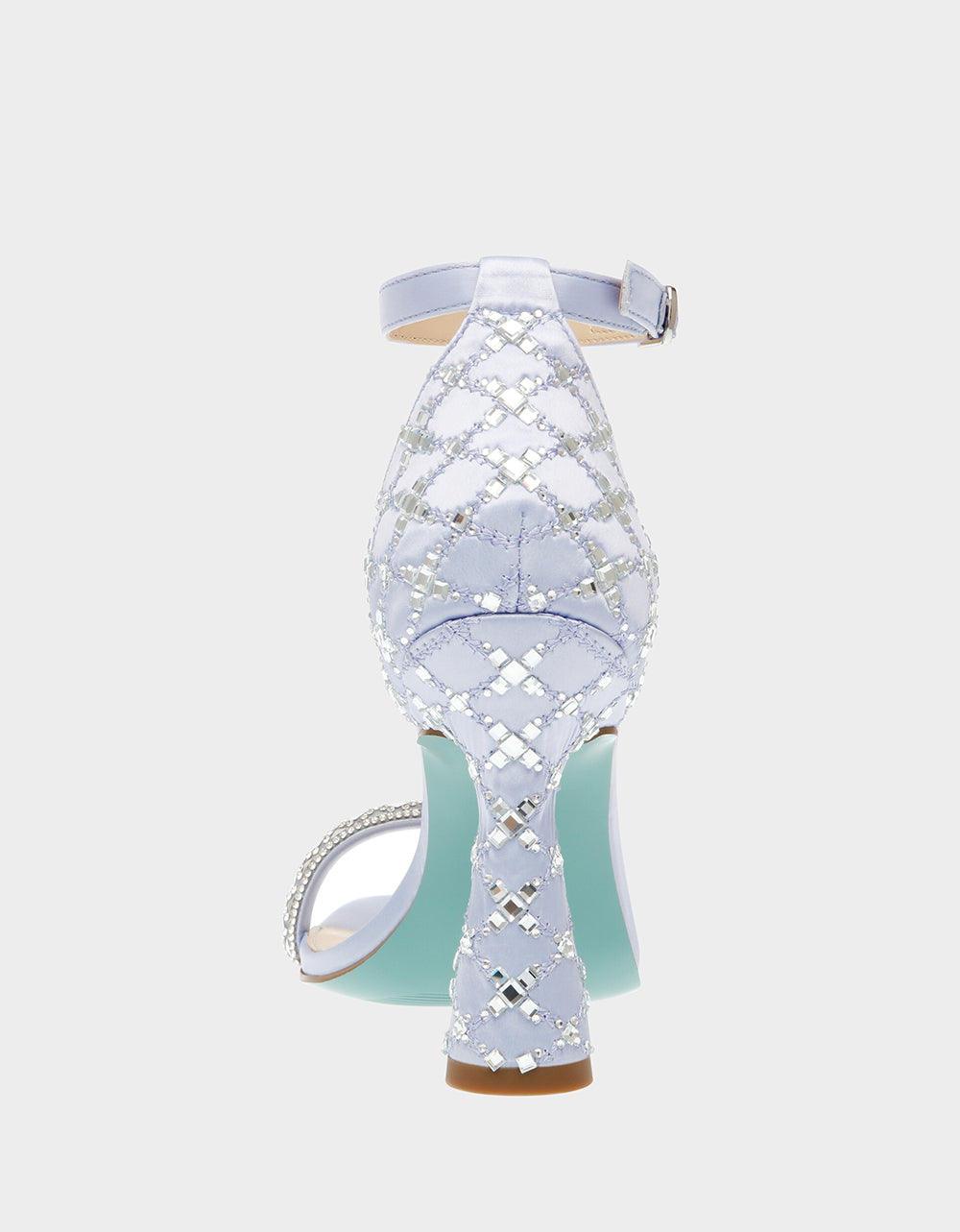 DEAN LILAC Rhinestone Heels | Betsey Johnson Exclusive