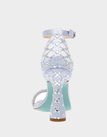 DEAN LILAC Rhinestone Heels | Betsey Johnson Exclusive