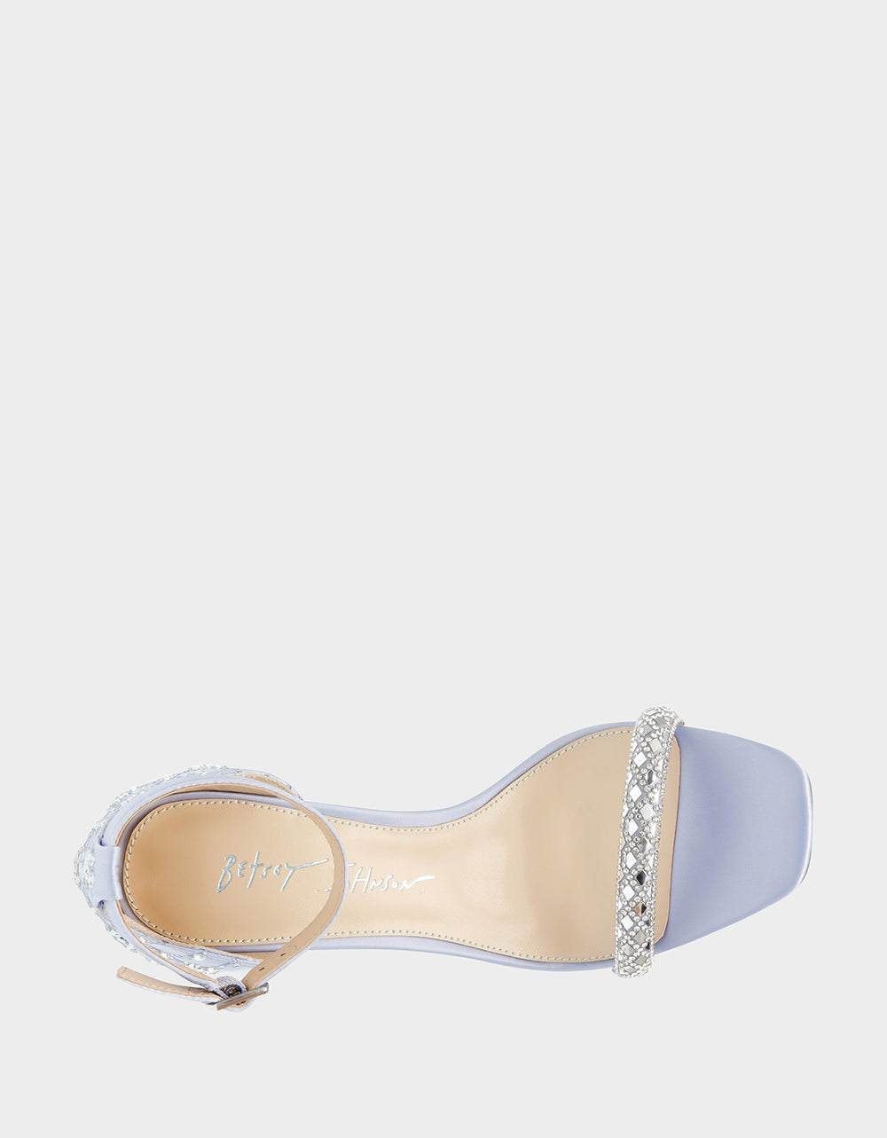 DEAN LILAC Rhinestone Heels | Betsey Johnson Exclusive