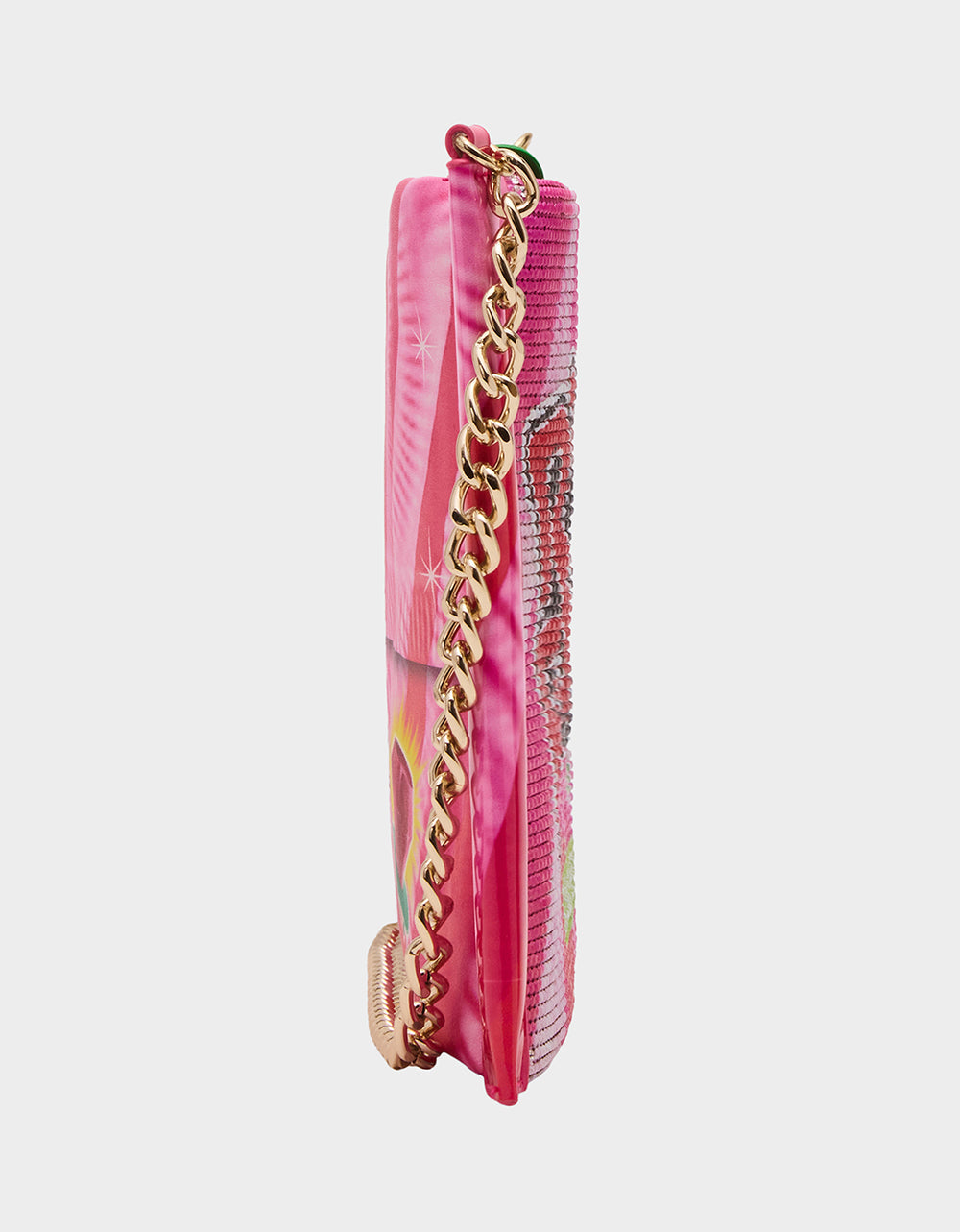 RING POP® PARTY POUCH PINK Women's Clutch Chain Strap Crossbody Handbag | Betsey Johnson Latest