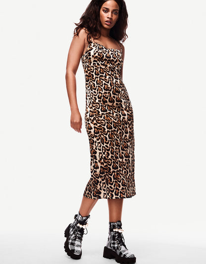 UNTAMED DRESS LEOPARD LEOPARD | Betsey Johnson Hot Sale