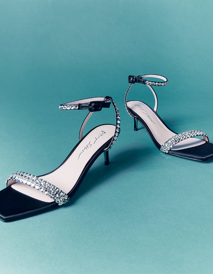 STONE BLACK Bridal Heels | Betsey Johnson Everyday