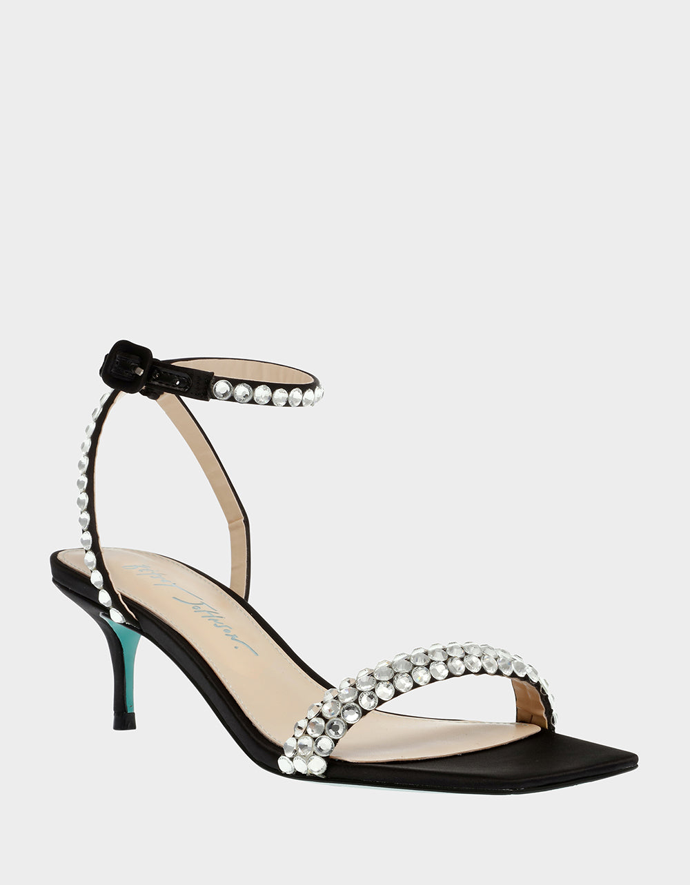 STONE BLACK Bridal Heels | Betsey Johnson Everyday