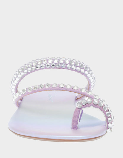SILAS LAVENDER Strappy Sandals | Betsey Johnson Best Price
