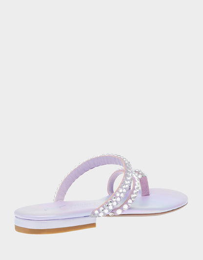 SILAS LAVENDER Strappy Sandals | Betsey Johnson Best Price