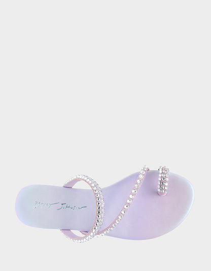 SILAS LAVENDER Strappy Sandals | Betsey Johnson Best Price