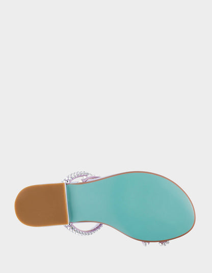 SILAS LAVENDER Strappy Sandals | Betsey Johnson Best Price