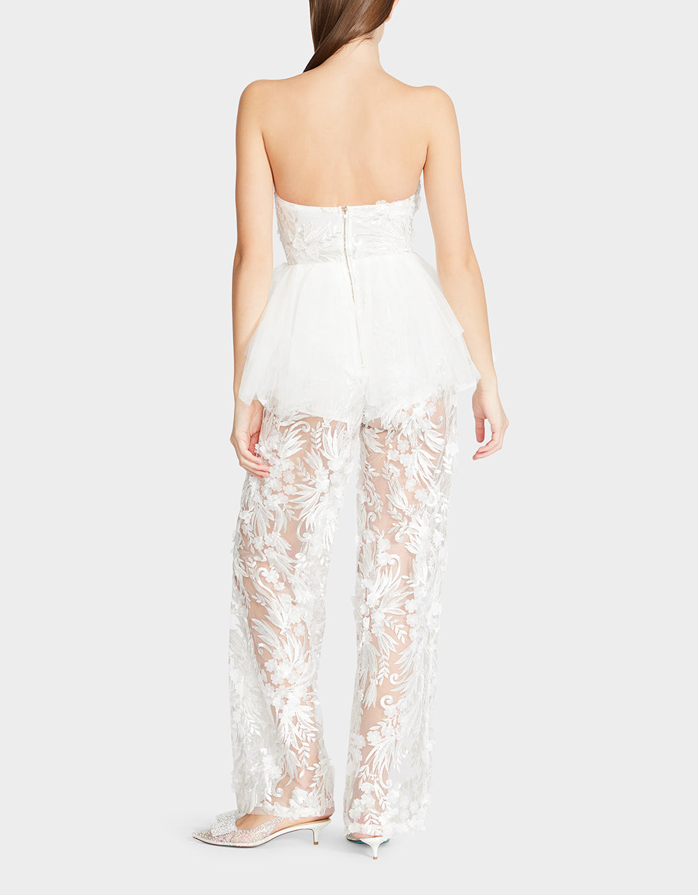 JENNA JUMPSUIT WHITE | Betsey Johnson Quality
