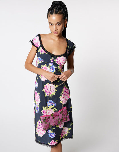 MALIBU MIDI DRESS BLACK | Betsey Johnson Hot Sale
