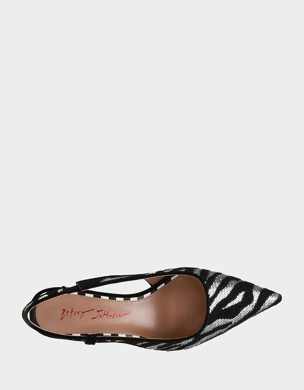WILLAH BLACK Slingback Kitten Heel | Betsey Johnson Classic