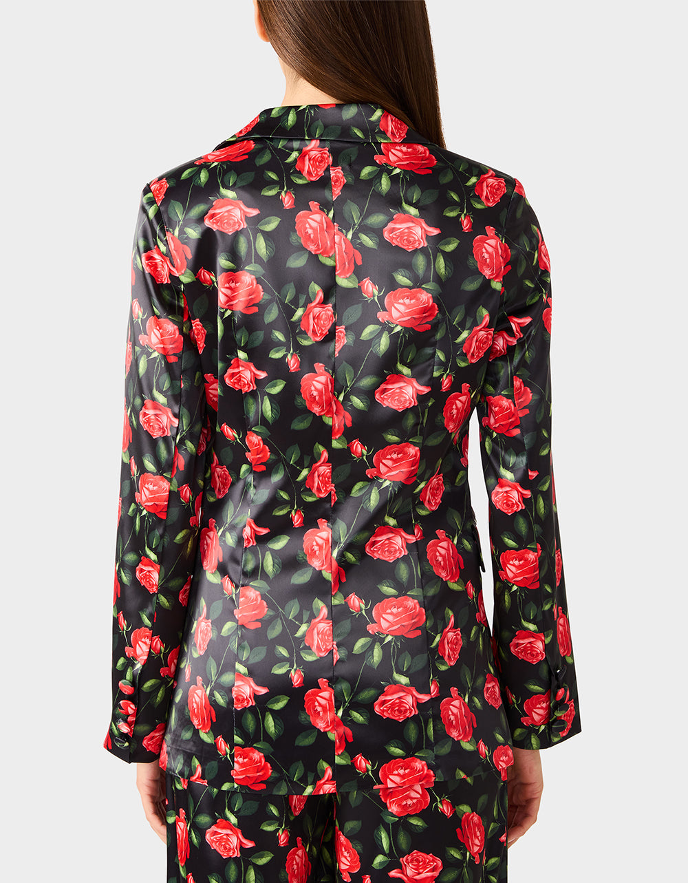 POWER BLOOM BLAZER/PANT BUNDLE Women's Rose Print Blazer and Pant Set | Betsey Johnson New