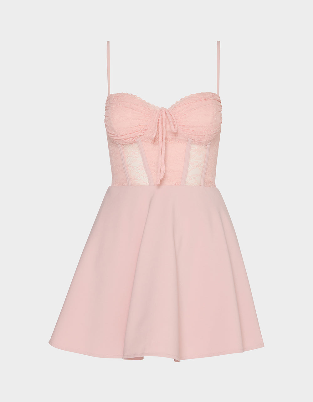 BALLET ROSE DRESS LIGHT PINK Women's Pink Corset A-line Mini Dress | Betsey Johnson Everyday