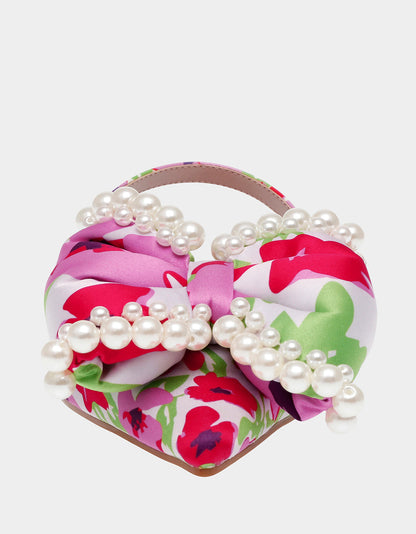 CAMILO WHITE MULTI Floral Slingback Flats | Betsey Johnson Best Price