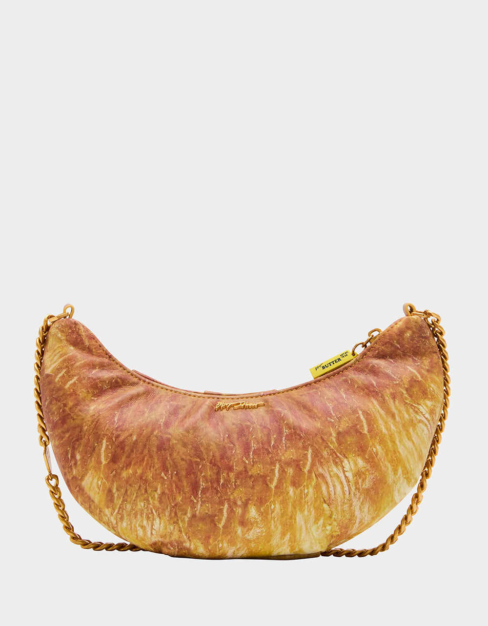 KITSCH RISE + SHINE SHOULDER BAG TAN Women's Kitsch Croissant Handbag | Betsey Johnson Smart Buy