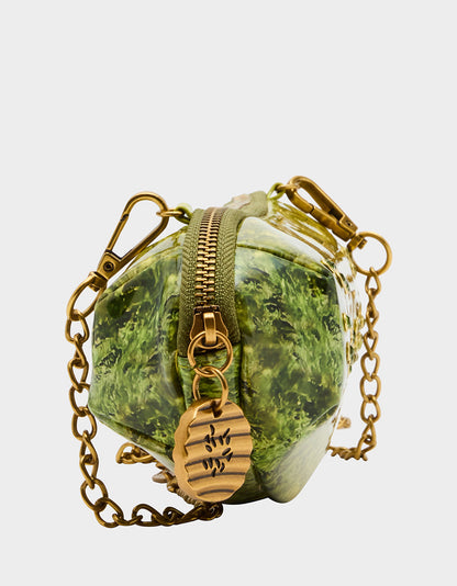 A BIG DILL GREEN Women's Kitsch Food Dill Pickle Crossbody Handbag | Betsey Johnson Hot Sale