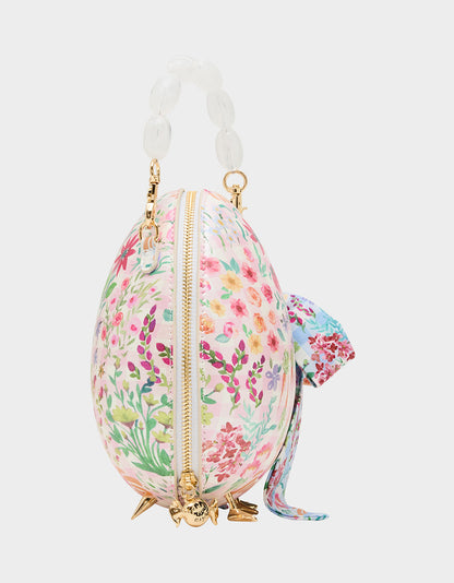 THE PLOT CHICKENS MULTI Women's Kitsch Beaded Strap Crossbody Handbag | Betsey Johnson Quality