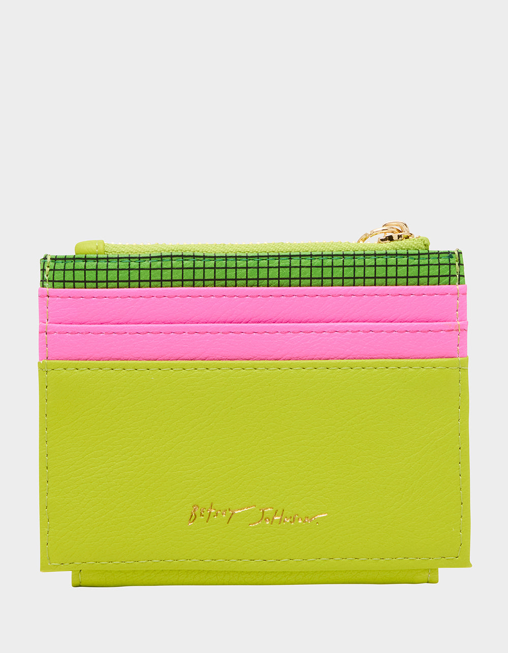 NET WORTH WALLET GREEN Bifold Tennis Women's Wallet | Betsey Johnson Deals
