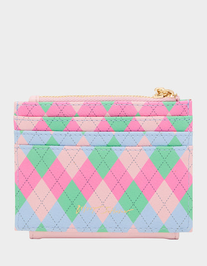 19TH HOLE WALLET PINK MULTI Bifold Golf Women's Wallet | Betsey Johnson Latest