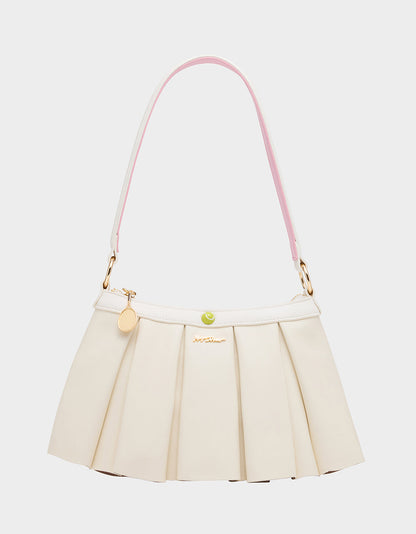 I SEE LONDON, I SEE FRANCE CREAM Women's Kitsch Shoulder Bag Ruffles Handbag | Betsey Johnson Best Price