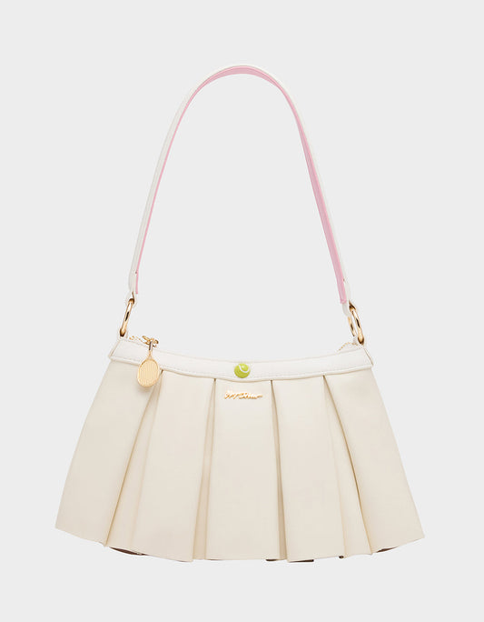 I SEE LONDON, I SEE FRANCE CREAM Women's Kitsch Shoulder Bag Ruffles Handbag | Betsey Johnson Best Price