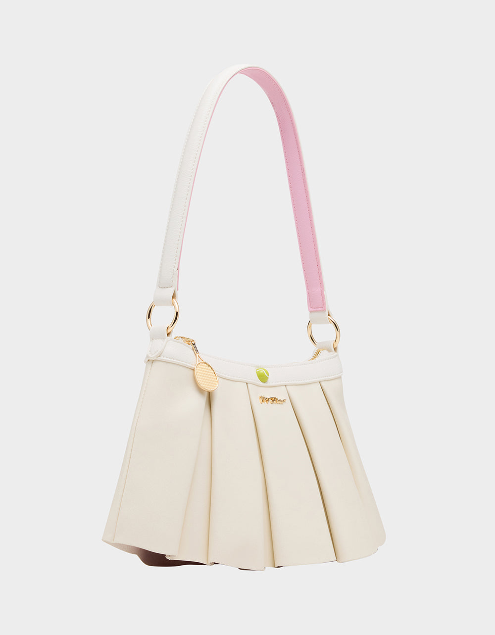 I SEE LONDON, I SEE FRANCE CREAM Women's Kitsch Shoulder Bag Ruffles Handbag | Betsey Johnson Best Price