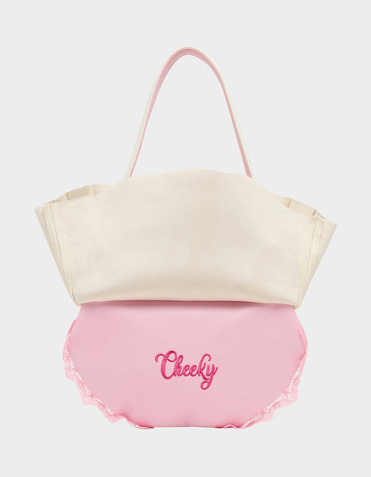 I SEE LONDON, I SEE FRANCE CREAM Women's Kitsch Shoulder Bag Ruffles Handbag | Betsey Johnson Best Price