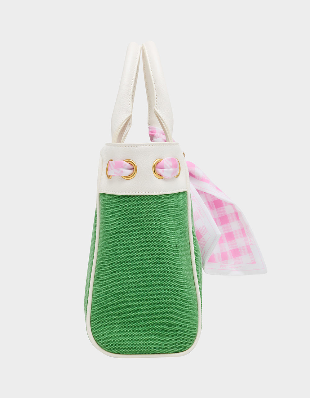TALK BIRDIE TO ME SATCHEL GREEN Golf-Themed Scarf Detail Women's Satchel Handbag | Betsey Johnson Discount