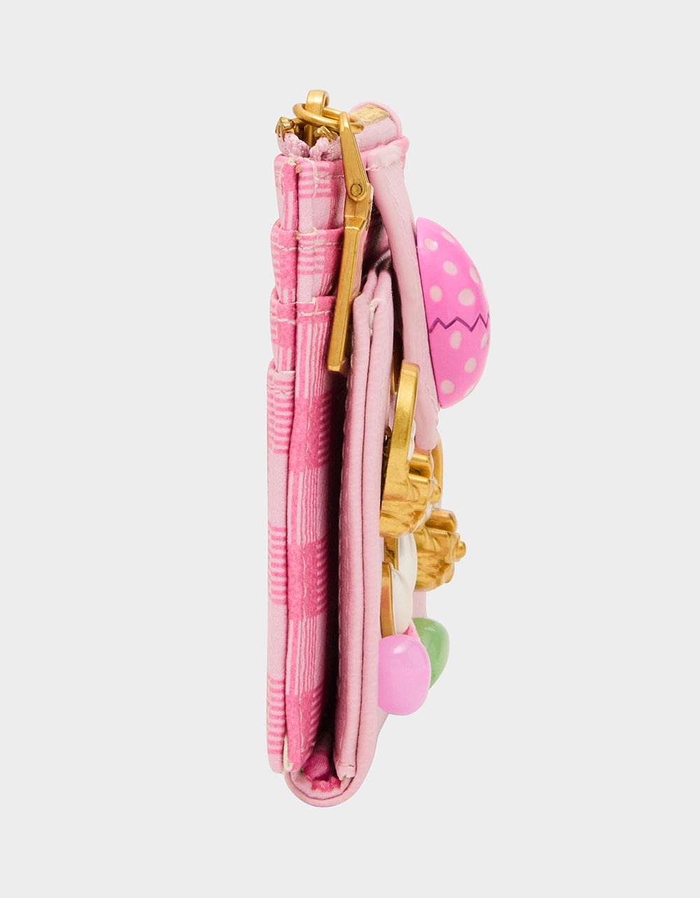 A TISKET A TASKET WALLET PINK MULTI Bifold Easter Women's Wallet | Betsey Johnson Popular